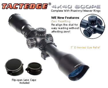   LEAPERS () SCP- 440MDLWTS 4x40 Full Size Range Estimating Mil-Dot Red/Green Illuminated Zero Resetting Scope